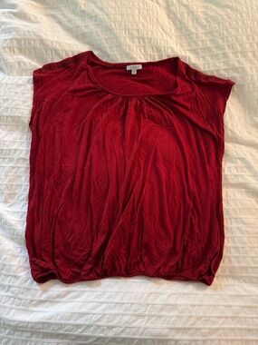 Red Jigsaw top, size large, like new